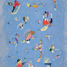 Vassily Kandinsky, Bleu de ciel (Azzurro cielo), 1940. Olio su tela, cm 100 x 73. Donazione Nina Kandinsky, 1976. Service de la documentation photographique du MNAM ? Centre Pompidou, MNAM?CCI. © Centre Pompidou, MNAM?CCI / Service de la documentation photographique du MNAM / Dist. RMN? GP. © Vassily Kandinsky by SIAE 2013