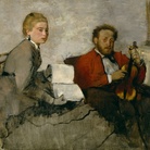 Edgar Degas, Violinista e giovane donna, 1871 circa. Olio e pastello su tela, 46,4 x 55,9 cm. Detroit Institute of Arts, Bequest of Robert H. Tannahill