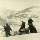 Trasporto opere in Valtellina durante la Prima Guerra Mondiale, 