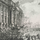 Giovanni Battista Piranesi, Veduta della vasta Fontana di Trevi anticamente detta l'Acqua Vergine, Roma, 1747-48, Da 