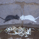 Blek le Rat, Paris, 1983. Photo by Rosine Klatzman.