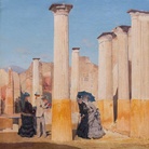 Giuseppe De Nittis, Il Foro di Pompei, 1875, Olio su tela | Courtesy of Società di Belle Arti, Viareggio