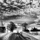 Gordon Parks, La strada per consegnare la benzina, Somerville, Maine, 1944. Courtesy University of Louisville. © The Gordon Parks Foundation