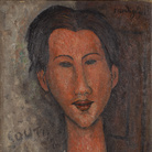Amedeo Modigliani, Ritratto di Soutine, 1917 Olio su tela, 55 x 35 cm Collezione privata
