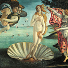 Sandro Botticelli, Nascita di Venere, 1482-1485 circa, Tempera su tela, 172.5 ×278.5 cm, Galleria degli Uffizi, Firenze