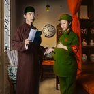 Shi Guowei, The Wedding Invitation, 2012. Black and white hand - coloured C - print photograph, 150 x 104 cm. © Shi Guowei. Courtesy the artist. UBS Art Collection