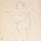 Scipione (Gino Bonichi), Nuda sdraiata, 1931, Inchiostro acquerellato su carta, 31.5 x 43.5 cm, Collezione privata