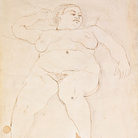 Scipione (Gino Bonichi), Nuda sdraiata, 1931, Inchiostro acquerellato su carta, 31.5 x 43.5 cm, Collezione privata