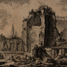 Giambattista Piranesi, Vedute di Roma, Veduta dei resti dei triclini della Domus Aurea di Nerone, Acquaforte, 45.5 x 57.4 cm | Courtesy Musei Civici di Bassano del Grappa