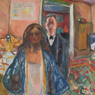 Edvard Munch, L'artista e la sua modella, 1919-1921 | Courtesy of Munchmuseet, Oslo