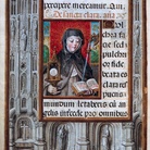 António de Hollanda, Santa Chiara Libro d’Ore detto di Don Manuel, Portogallo, 1517-1551. Tempera e oro su pergamena. Lisbona, Museu Nacional de Arte Antiga