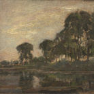 Piet Mondrian (1872-1944), Trees along the Gein, 1905, Olio su tela, 58 x 48 cm, Gemeentemuseum Den Haag