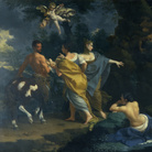 Donato Creti (Cremona, 1671 - Bologna, 1749), Il piccolo Achille viene affidato al centauro Chirone, 1714 circa, Olio su tela, 164 x 124 cm