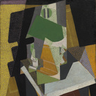 Juan Gris, Lampada, 1916, Olio su tela, 64.8 x 81 cm, Philadelphia Museum of Art, Collezione Louise e Walter Arensberg, 1950