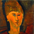 Amedeo Modigliani, Testa rossa, 1915 Olio su cartone, cm 54 x 42,5 Centre Pompidou, Parigi