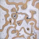 Gillo Dorfles, Senza titolo, 1994 acrilico su cartoncino cm 39,5 x 39