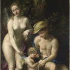 Correggio (Antonio Allegri), Venere con Mercurio e Cupido (