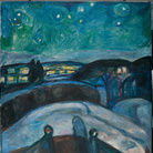 Munch. Amori fantasmi e donne vampiro - Edvard Munch, Starry Night Wanderer | © Munch, Oslo
