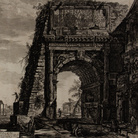 Giambattista Piranesi, Vedute di Roma, Arco di Tito, Acquaforte, 47.7 x 70.6 cm | Courtesy Musei Civici di Bassano del Grappa