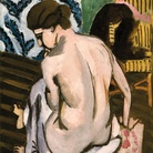 Henri Matisse, Nudo seduto di spalle, 1917, olio su tela. Philadelphia Museum of Art