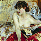 Giovanni Boldini, La contessa de Rasty allo scrittoio (Lettera mattutina), 1884 circa