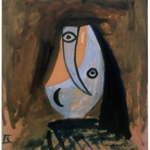 Pablo Picasso, Tête de famme, 3 giugno 1943. Olio su cartone intelato, 66x 51 cm