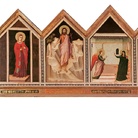 Giotto, Polittico di Santa Reparata verso, 1310 ca (?). Tempera e oro su tavola, dalla Cattedrale di Santa Maria del Fiore (Firenze). Firenze, Opera di Santa Maria del Fiore. Opera di Santa Maria del Fiore; Arcidiocesi di Firenze; Soprintendenza Speciale per il Patrimonio Storico Artistico ed Etnoantropologico e per il Polo Museale della città di Firenze/ (Nicolò Orsi Battaglini)