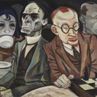 Jeanne Mammen, Chess Player (Schachspieler), 1929 - 1930. Olio su tela, cm 70 x 80,5. Berlinische Galerie, Landesmuseum für Moderne Kunst, Fotografie und Architektur, Berlin. ©Jeanne Mammen, by SIAE 2015