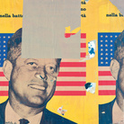 Museo del Novecento | Mimmo Rotella, Viva America, 1963, Cécollage su tela Milano, Fondazione Marconi | New York New York. Arte italiana: la riscoperta dell'America, A cura di Francesco Tedeschi Milano, Museo del Novecento e Gallerie d’Italia 13 aprile - 17 settembre 2017, Electa