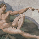 Michelangelo Buonarroti, Adamo, (particolare dalla Volta della Sistina), 1508-1512. Affresco © Musei Vaticani