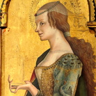 Carlo Crivelli, Santa Maria Maddalena, 1470-1473, Polittico di Montfiore (Particolare), Montefiore dell'As, Ascoli Piceno