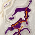 Gillo Dorfles, Capovolgimento, 1993, acrilico su cartone telato cm 60x50