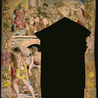 Vendita del grano ai fratelli, 1547. Disegno e cartone di Agnolo Bronzino. Atelier di Jan Rost. Firenze, Soprintendenza Speciale PSAE e per il Polo Museale