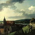 Bernardo Bellotto, Pirna dalla Fortezza di Sonnenstein, 1754-1756, Olio su tela, 234 x 133 cm, Gemäldegalerie Alte Meister, Staatliche Kunstsammlungen Dresden | © 2016 Foto: Scala, Firenze/bpk, Bildagentur fuer Kunst, Kultur und Geschichte, Berlin