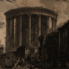 Giambattista Piranesi, Tempio della Sibilla a Tivoli, Acquaforte, 51.9 x 68.6 cm | Courtesy Musei Civici di Bassano del Grappa