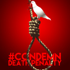 Badiucao, Condemn Death Penalty, 2021, Stampa digitale, 100 x 80 cm | © Badiucao