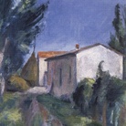 Ardengo Soffici, Paesaggio Toscano, Viottola, 1925, Museo Ardengo Soffici e del ‘900 italiano, Poggio a Caiano