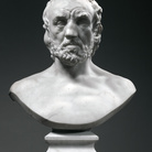 Auguste Rodin, L’uomo dal naso rotto, («L’Homme au nez cassé»), 1874-1875 Marmo, 44,8 x 41,5 x 23,9 cm.