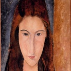 Modigliani, Jeanne He?buterne, moglie dell'artista, 1918.