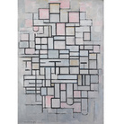 Piet Mondrian (1872-1944), Composition No.IV, 1914, Oil on canvas, 61 x 88 cm, Gemeentemuseum Den Haag