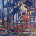 Piet Mondrian (1872-1944), Woods near Oele, 1908, Oil on canvas,  158 x 128 cm, Gemeentemuseum Den Haag