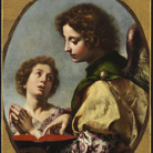 Carlo Dolci (Firenze, 1616-1687), Angelo custode, 1640-1645. Olio su tela ovale. Budapest, Szépművészeti Múzeum