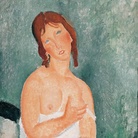 Amedeo Modigliani (Livorno,1884 - Parigi, 1920), Giovane donna in camicia, 1918 | © The Albertina Museum, Vienna, The Batliner Collection