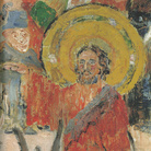 James Ensor, L'entrata di Cristo a Bruxelles nel 1889, Dettaglio, 1888, Olio su tela, 253 x 431 cm, Los Angeles, J. Paul Getty Museum, Flemish Art Collection | Courtesy of Visit Oostende talkie.be | © Toerisme Oostende