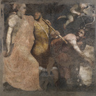 Lattanzio Gambara, La continenza di Scipione, 1555-1557 circa, Affresco (strappo), 205 × 236 cm, Brescia, Pinacoteca Tosio Martinengo