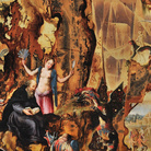 Jacob Van Swanenburg, Le tentazioni di sant’Antonio, 1595-1605 circa, Olio su pietra, Collezione privata | © Kunstkammer Georg Laue, Monaco di Baviera