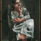 Pablo Picasso, Femme assise, 1920 Olio su tela, cm 92 x 65  