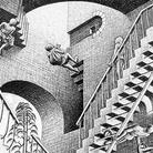 Maurits Cornelis Escher. Escher, Chiostro del Bramante, Roma