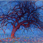 Piet Mondrian (1872-1944), Evening; The red Tree, 1908-1910, Oil on canvas, 99 x 70 cm, Gemeentemuseum Den Haag