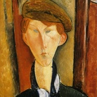 Amedeo Modigliani, Giovane uomo con cappello, 1909, Olio su tela, 61 x 37.8 cm, Detroit Institute of Arts